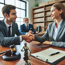 A handshake representing collaboration and agreement